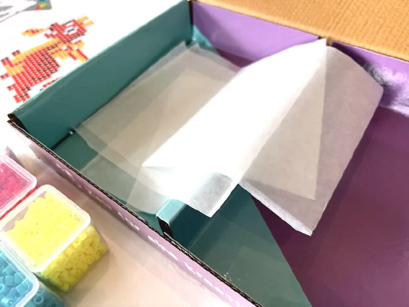 Papier zum Bügelperlen bügeln