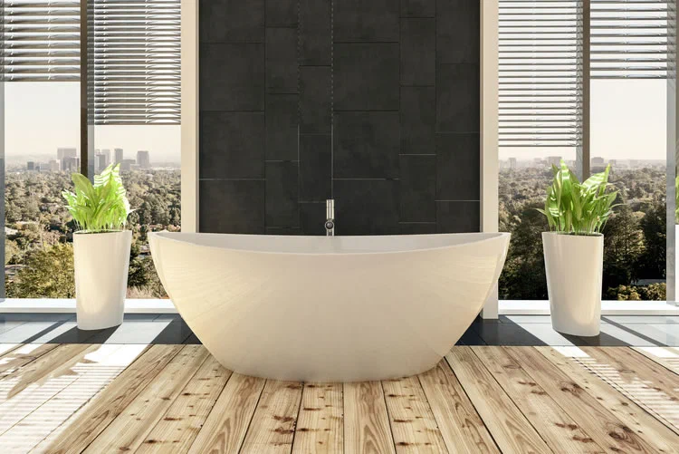 Badewanne freistehend
