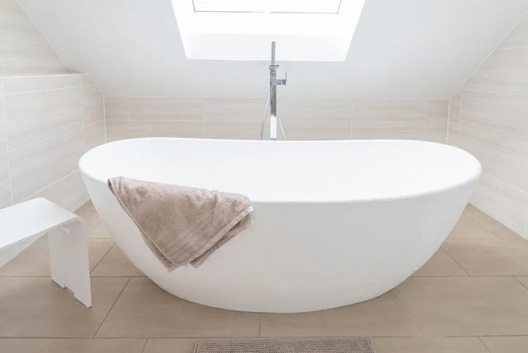 Freistehende Badewanne