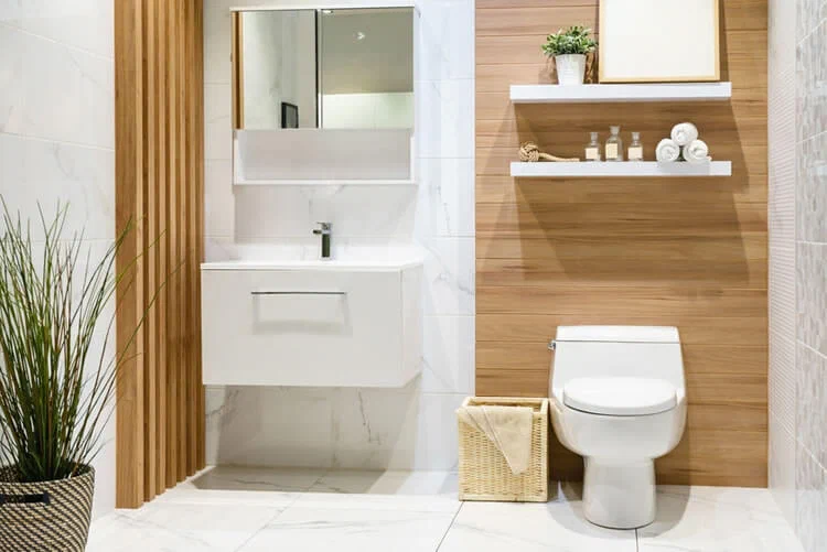 Holz im Badezimmer