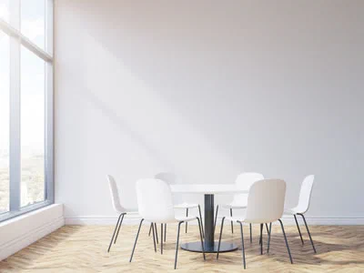Runder Tisch für Besprechungen nach Feng Shui