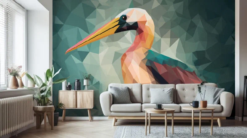Fototapete mit Vogelmotiv