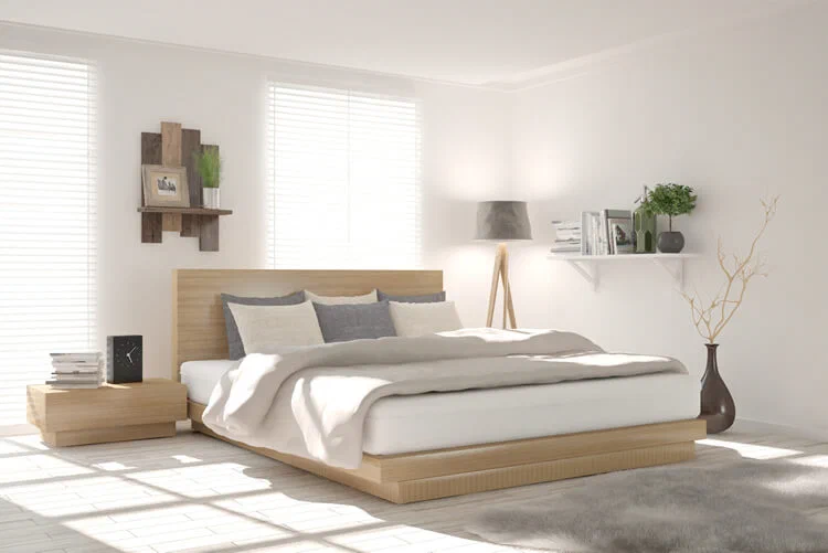 Skandinavisches Schlafzimmer
