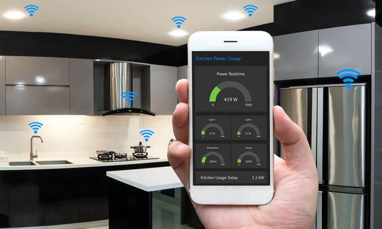 Smart Home über WLAN vernetzte Geräte