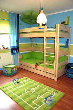 Seblst gebautes Hochbett