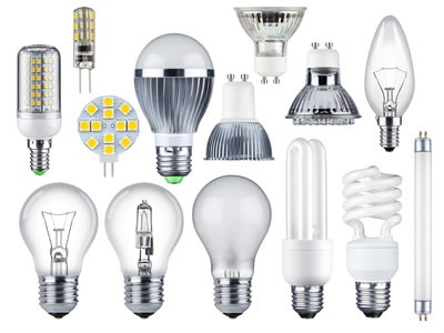 Halogen, LED und Energiesparlampen