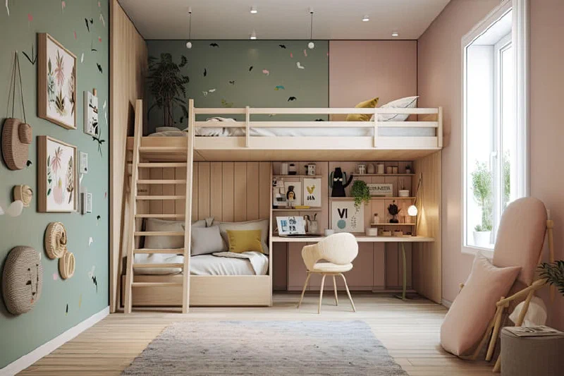 Ein modernes Jugendzimmer