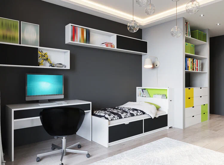 Modernes Jugendzimmer