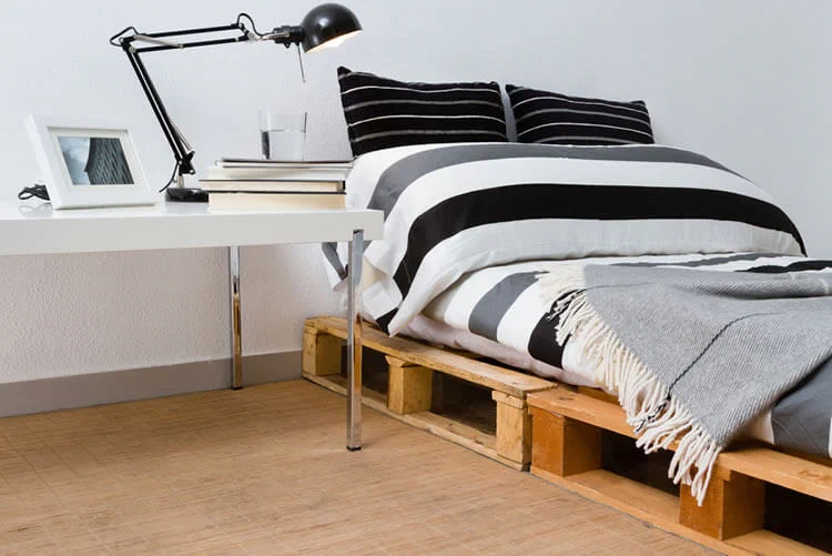 Palettenbett