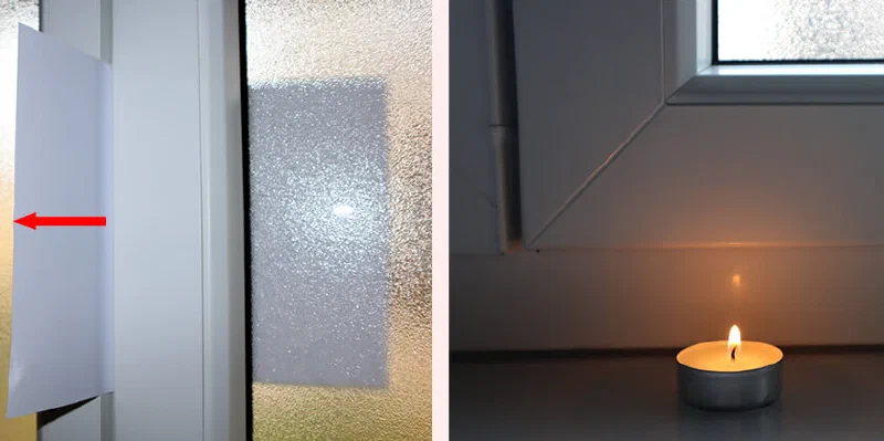 Undichte Fenster erkennen