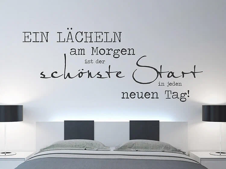 Wandtattoo Zitat