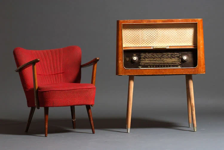 Retro Sessel in rot