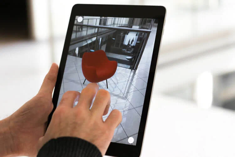 Augmented Reality beim Sesselkauf